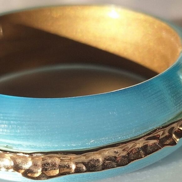 BEAUTIFUL BLUE ALEXIS BITTAR CUFF!!! NWOT!!! GORGEOUS!!! - Picture 1 of 6
